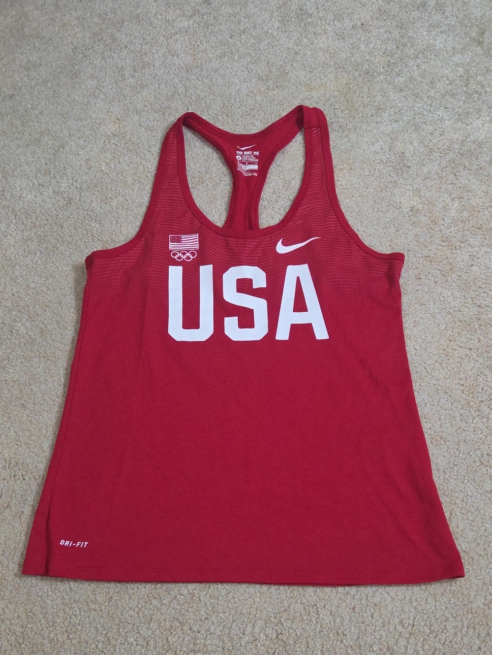 Womens NIKE USA OLYMPIC Tank Shirt